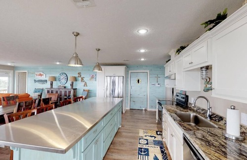 Galveston House | On the Rocks: 3 BR, 2 BA House in Port Bolivar, Sleeps 10