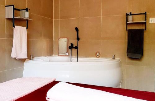 Avignon House | One air-conditioned room with bathtub, In shared accommodation for young women aged 25 to 39, In an apartment suite, Résidential parking, Wifi, Big Tv, Large corner sofa, Equipped kitchen, Washer, Bathroom, Two separate wall-hung toilets, Secure residence
