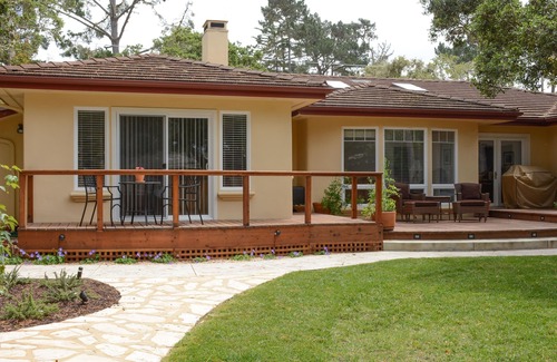 Del Monte Forest House | One Block from 17 Mile Drive - Walk to Spanish Bay - .7 Miles to MPCC
