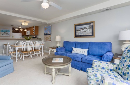 Kure Beach Condo | ONE Minute Walk To The Beach! Indoor Pool-Hot Tub-Sauna-Family Fun-Ocean Dunes!