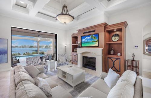 Marco Island House | Opulent home with vast water view, pool and hot tub