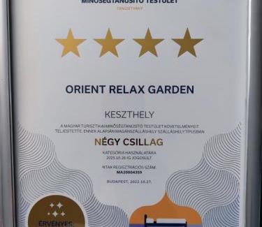 Keszthely Apartment | Orient Relax Garden