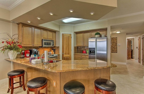 Ono Island Condo | Ornate Resort Condo w/Balcony, Pool, Water Views!