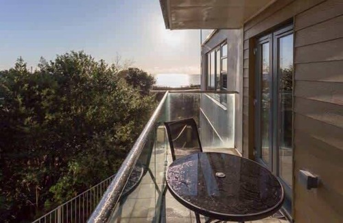Westbourne Apartment | Ospreys - Breathtaking Sea Views from Bedroom