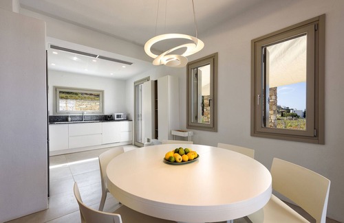 Paros Villa | OUTSTANDING NEW VILLA WITH A GREAT POOL AREA AND BREATHTAKING SEA VIEW