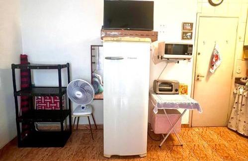 Ocian Apartment | PÉROLA da Praia Grande com cozinha completa