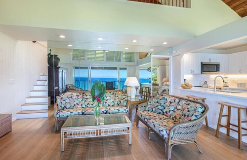 Princeville Condo | Pali Ke Kua 201, Spectacular Oceanfront with Bali Hai View, Renovated 2025