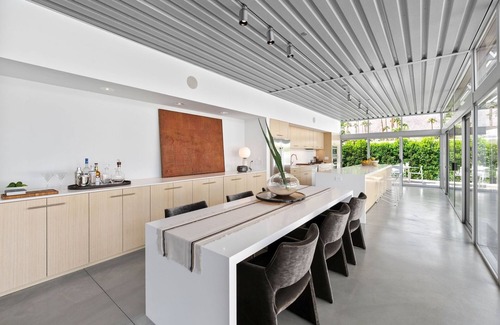 Deepwell Estates House | Palm Springs Home with Private Pool, Firepit and Huge Glass Doors and Windows!