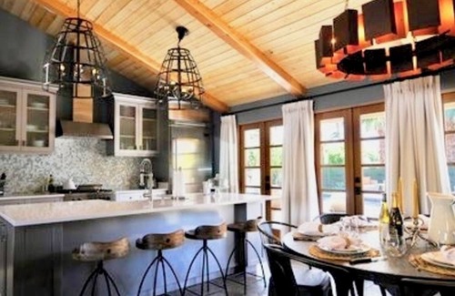 Palm Springs House | Palm Springs-Rustic Modern, Private resort style backyard+Salt Water Pool & Spa