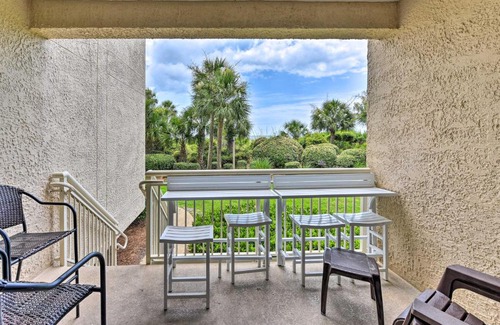Palmetto Dunes Villa | Palmetto Dunes Villa with Views Steps to Beach!