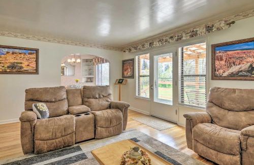 Panguitch House | Panguitch Home with Patio about 24 Mi to Bryce Canyon