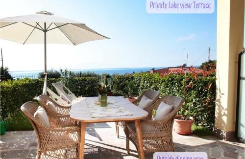 Toscolano Maderno Apartment | Panorama lake view, pool & garden, 2 bathrooms, kingsize & single-beds, fast Internet