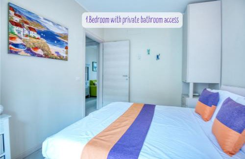 Toscolano Maderno Apartment | Panorama lake view, pool & garden, 2 bathrooms, kingsize & single-beds, fast Internet