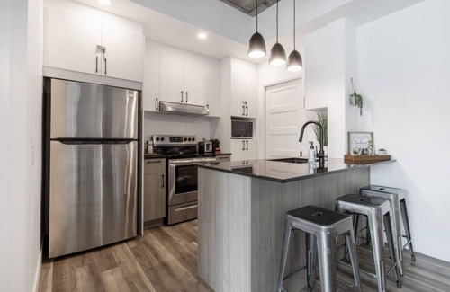 La Cite-Limoilou Apartment | Panorama Penthouse: Free Parking, Roof Top, Gym