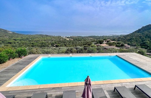 Hameau de Palombaggia Villa | Panoramic sea view 5 bedrooms heated pool Palombaggia