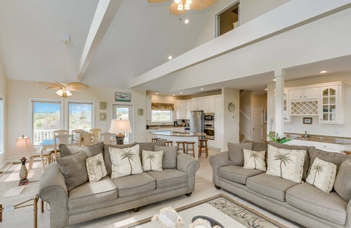 Holden Beach House | Panoramic View Steps from Beach - 4BD/4.5BA with Private Swimming Pool