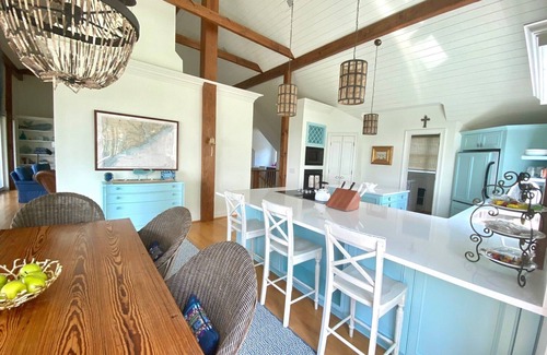 Seabrook Island House | Panoramic Water View Deep Water Dock Large Estate