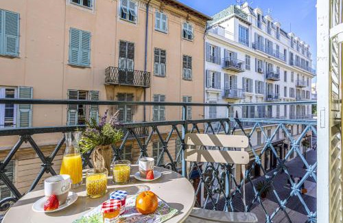 Jean-Medecin Apartment | PARADIS - Carré d’Or 1 room - Balcony Sea View