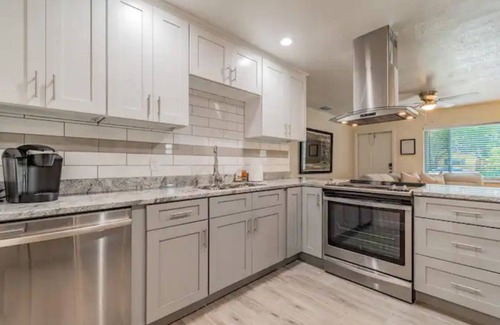 Jungle Terrace House | Park, Pool & Recreation Center Across the Street and 9 Mins to Beaches.
