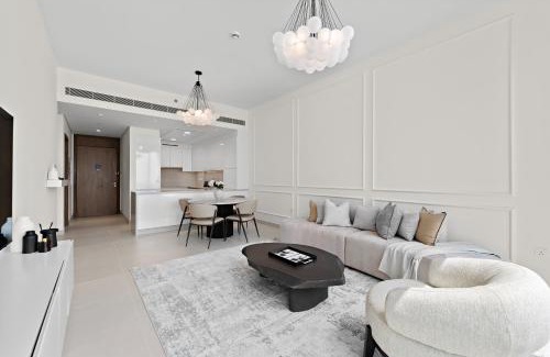 Al Safa Apartment | Parkside 2BR plus Maid Canal Front