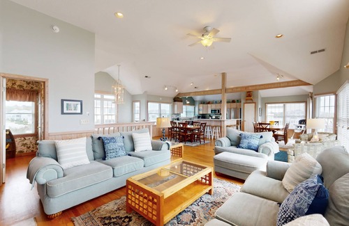 Whale Head Hill House | Partial ocean-view home with private pool & hot tub - dog-friendly
