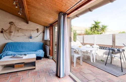 Les Ayguades Villa | Pavillon Climatisé T2 Mezzanine à 150m de la Plage - 5 Pers, Parking, Animaux Acceptés - FR-1-409-250