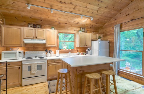 Ellijay House | Peace & Tranquility + Apple Picking, Wine, S'mores, Fishing!