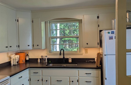 Bridgton Cottage | Peaceful 3 BR year round cottage w/dock and sandy beach on Long Lake in Bridgton