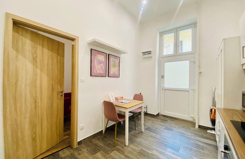 Erzsebetvaros Condo | Peaceful central studio with A/C - Brick House