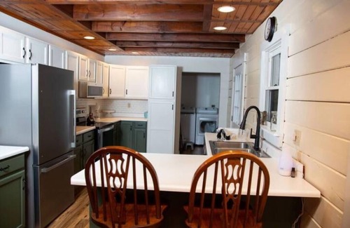 Slippery Rock House | Peaceful log home retreat.