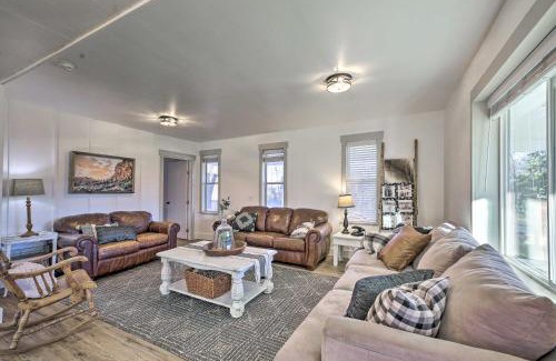 Blue House | Peaceful Luna Farmhouse with Wraparound Porch!