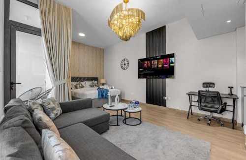 Dubai Production City Apartment | Peaceful Studio Midtown 20 mins to Expo City by Vibel