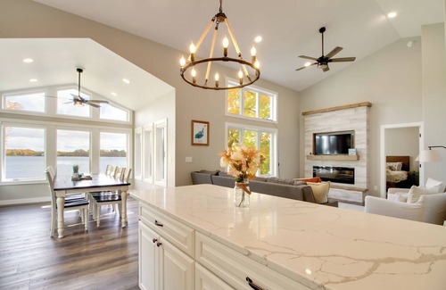 Detroit Lakes Cottage | Pearl Lake Retreat w/Dock & Stunning Views!
