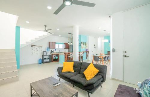 Chicxulub Puerto Apartment | Penthouse Apartments Private Roof Pool 200m to Beach