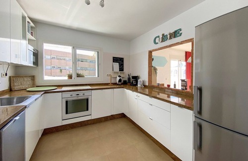 Fuengirola Apartment | Penthouse first line beach, with large terrace, bbq, pool and sea views.