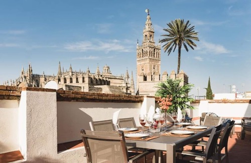 Santa Cruz Apartment | Penthouse with Private Terrace panoramic Views Cathedral PUERTA PRINCIPE LUXURY