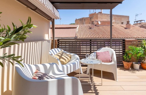 La Goleta Apartment | Penthouse with terrace and views in the center of Malaga