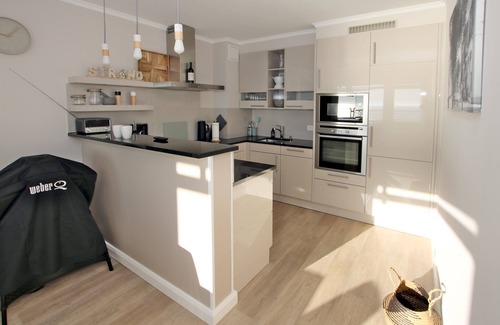 Wyk auf Foehr Apartment | Penthousewohnung mit Großer Dachterrasse und Traumhaftem Meerblick