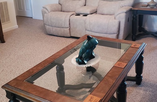 Magnolia Bluffs House | Perfect getaway home for the holidays! You can even bring the furkids