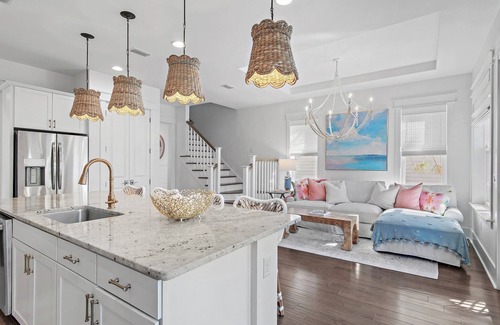 Santa Rosa Beach House | Periwinkle Shores Designer-Owned Coastal Retreat with Golf Cart, Bikes & Serene Pond Views
