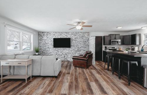 Grawn House | Pet Friendly 3BR 3BA Home near Traverse City with Game Room and Fenced Yard