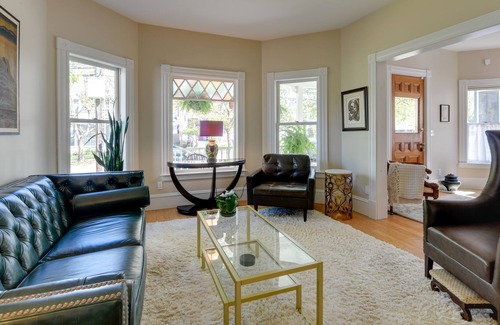 Burlington House | Pet Friendly Burlington House w/ Covered Porch