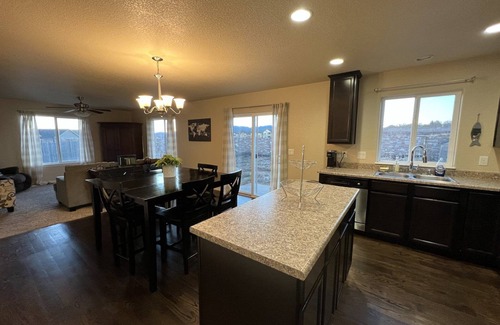 Security-Widefield House | Pet-friendly, four bedroom vacation home along Rocky Mountains.