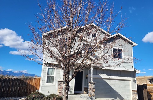 Security-Widefield House | Pet-friendly, four bedroom vacation home along Rocky Mountains.