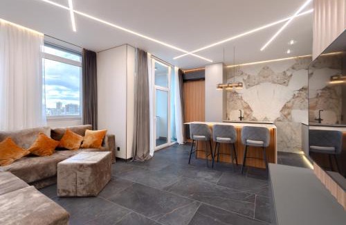 Shevchenkivs'kyi District Apartment | Petrovdom Apartments 18-196 in RC Manhattan City,Beresteiskyi 11