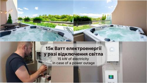 Pechers'kyi District Apartment | Petrovdom SPA Luxury apartment 11-240 with jacuzzi in RC Pechersk Plaza