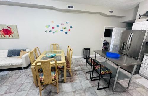 Cedar Point House | Pets welcome in a spacious 1 bedroom with a fenced in backyard and treadmill