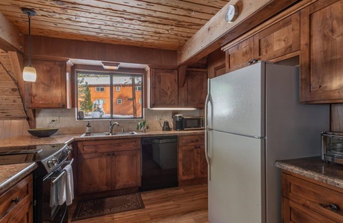 Kings Beach Ski Chalet | Picture Perfect A-Frame with Hot Tub!