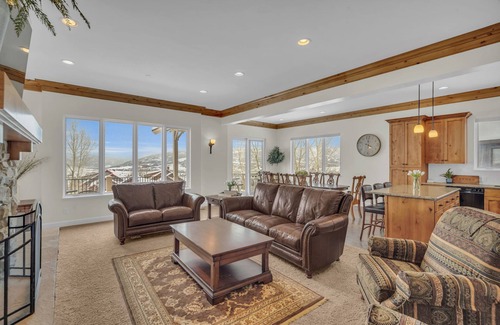 Eden House | Picturesque family retreat. 8 bedrooms, 2 game rooms, large deck, & fire-table.