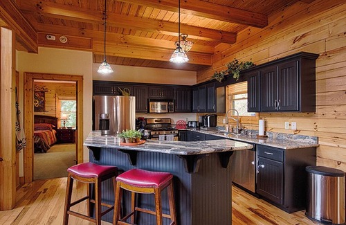 Waynesville Cabin | Pilots Porch, Hot Tub, Sleeps 8, in Gated Smoky Mtn. Retreat Community